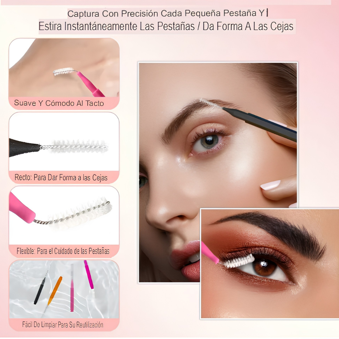 Micro cepillos para Laminado de Cejas