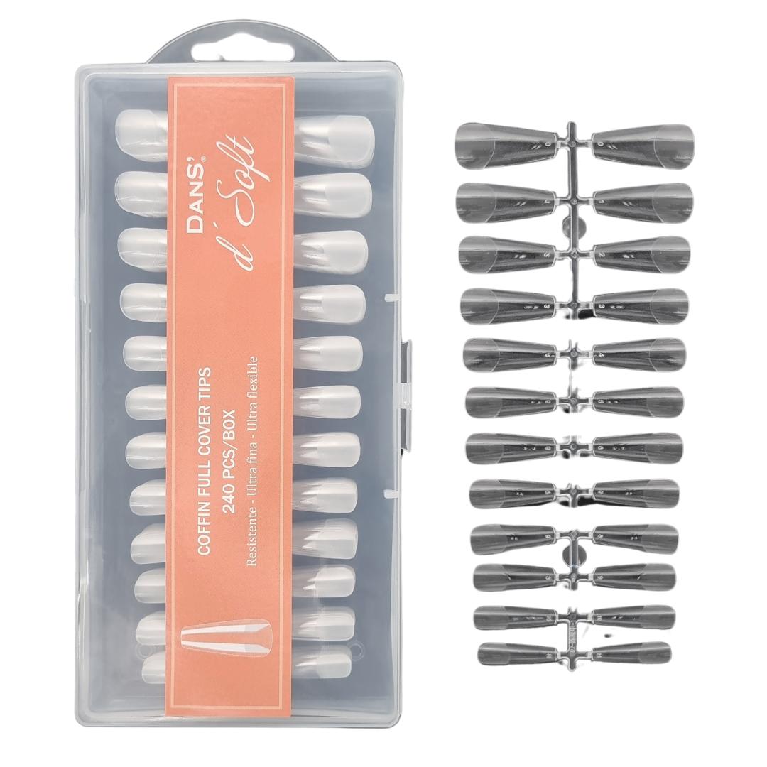 Tips Coffin Full Cover 240 pcs - DANS