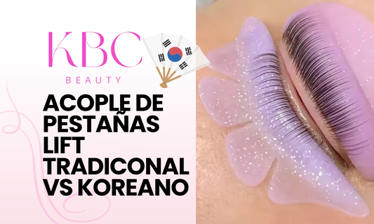 Acople de Pestañas Lifting tradicional vs Coreano