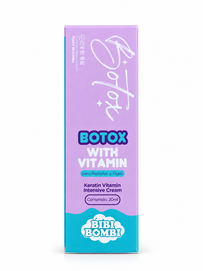 Botox with Vitamin Bibibombi — Tratamiento Intensivo para Pestañas y Cejas 20 ml