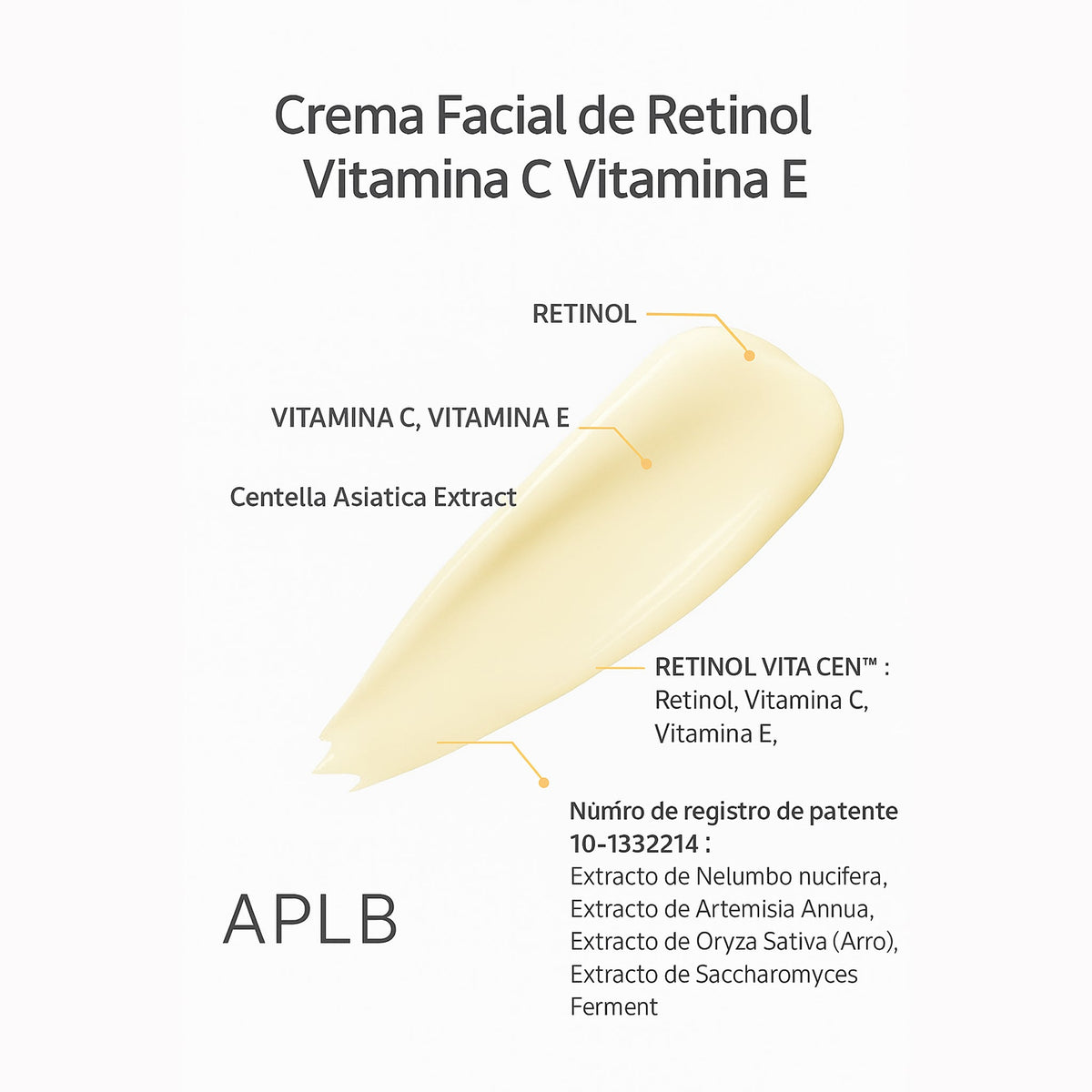 APLB Retinol Vitamin C Vitamin E Facial Cream 55 ml