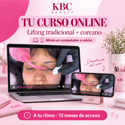 Curso Online de Lifting Tradicional + Coreano | KBC Beauty