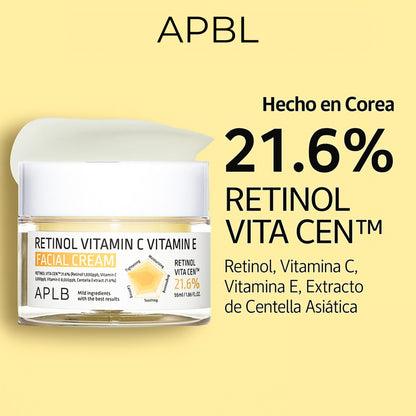 APLB Retinol Vitamin C Vitamin E Facial Cream 55 ml
