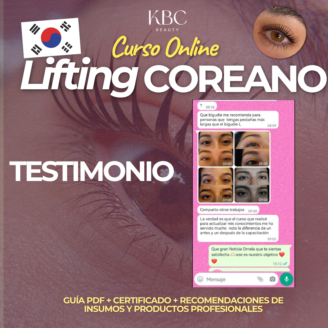 Curso Online de Lifting Tradicional + Lifting Coreano (Teoría + Videos Demostrativo)