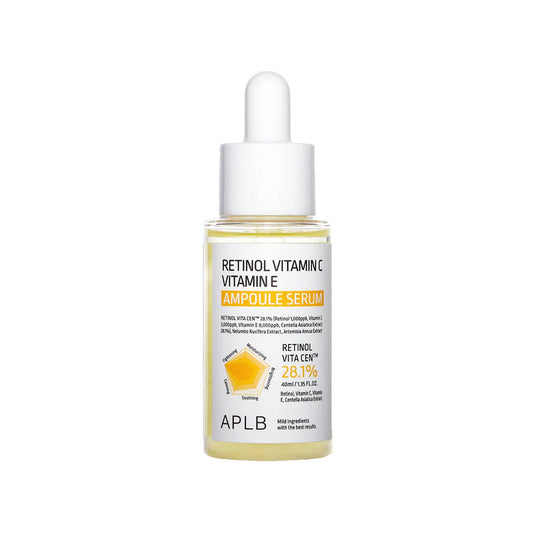 Sérum APLB Retinol Vitamin C Vitamin E Ampoule Serum 40 ml, vista frontal