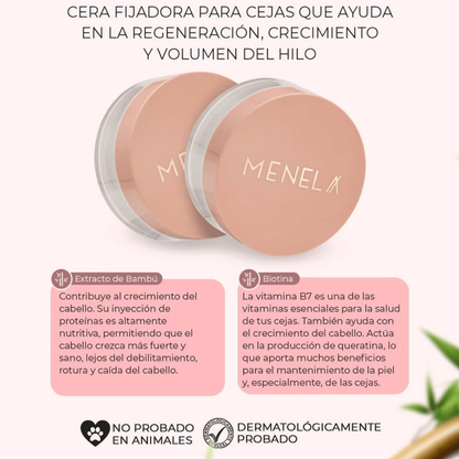 Cera Fijadora de Cejas Brow Frozen Menela