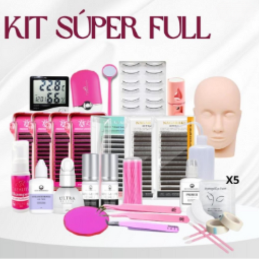 Kit para Extensiones de Pestañas Super Full