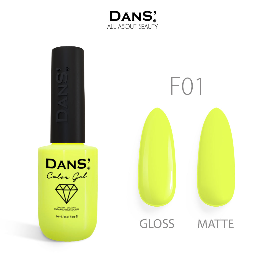 Colores Gel Color F01 - F06 DANS 10 Ml