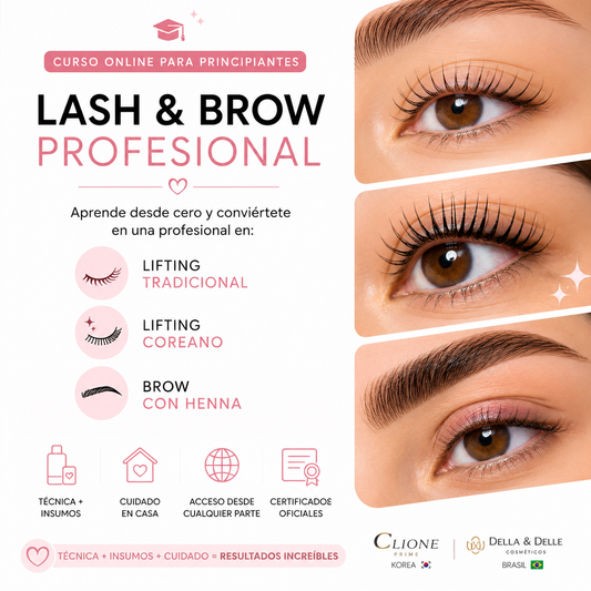Curso lifting coreano y Brow con Henna