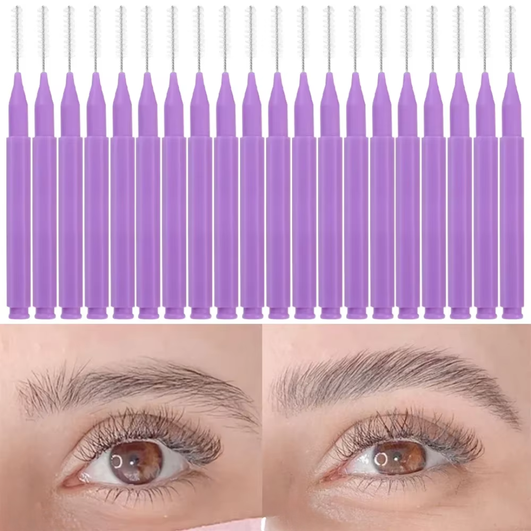 Kit de precisión para cejas : Pincel, Microcepillo y Vaso Dappen