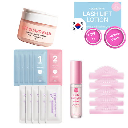 Kit para Lifting de pestañas Coreano - CLIONE