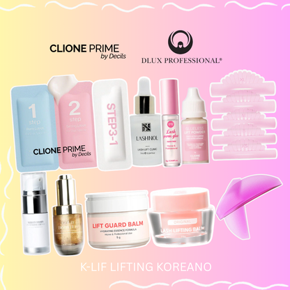 Kit de Lifting Coreano  Premium+ Curso Presencial - CLIONE