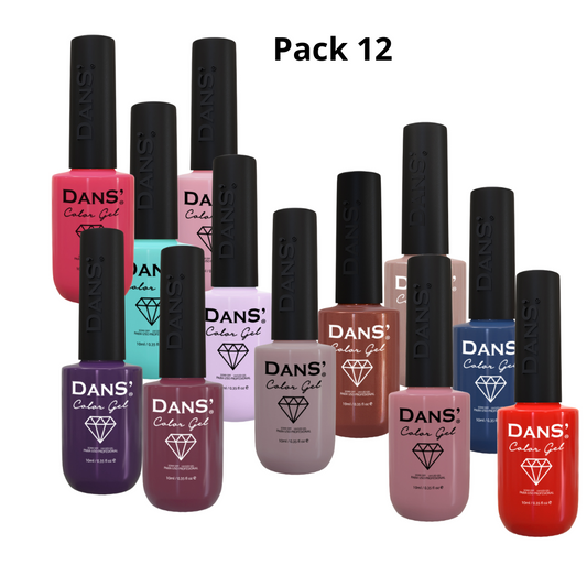 Pack 12 colores de esmaltes