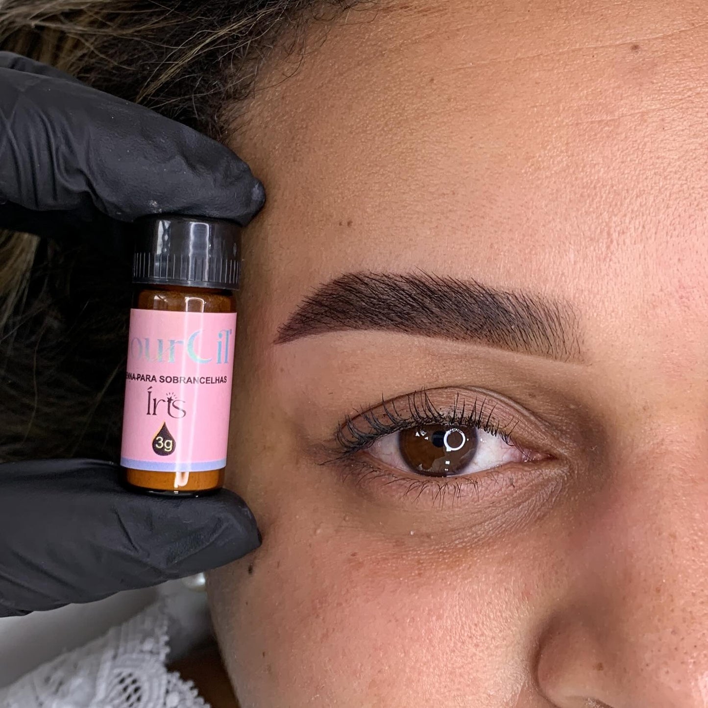 Henna para cejas brasileña Castaño Medio Sourcil