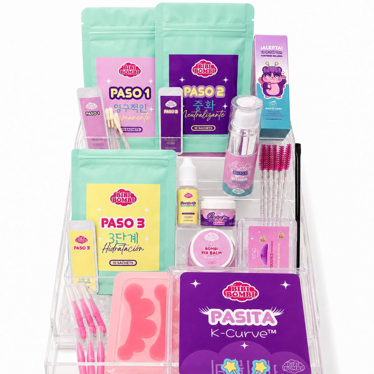 Kit Lifting de Pestañas Profesional + Curso PRESENCIAL de REGALO - BIBIBOMBI COREA
