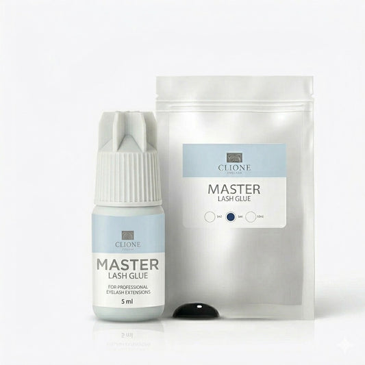 Pegamento para Extensión de Pestañas Master Clione 5ml · Negro Intenso · Química Coreana Avanzada
