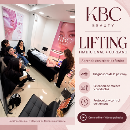 Curso Online de Lifting Tradicional + Coreano | KBC Beauty