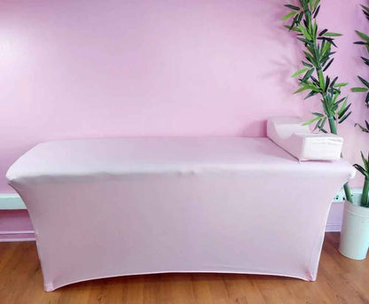 Cubre Camilla Elastico Rosado