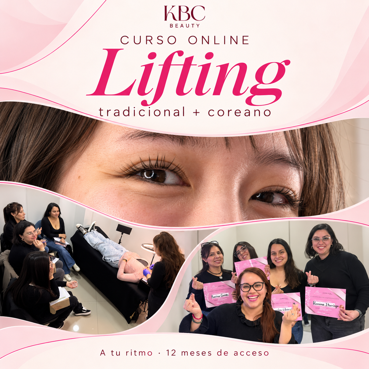 Curso Online de Lifting Tradicional + Coreano | KBC Beauty