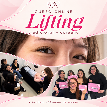 Curso Online de Lifting Tradicional + Coreano | KBC Beauty
